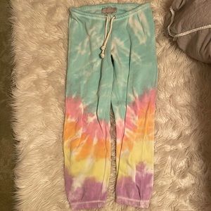 Vintage havana tie dye joggers.